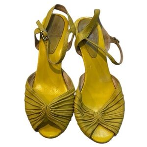 Jeffrey Campbell | Vintage Kitten Heels in Yellow Size 9.5